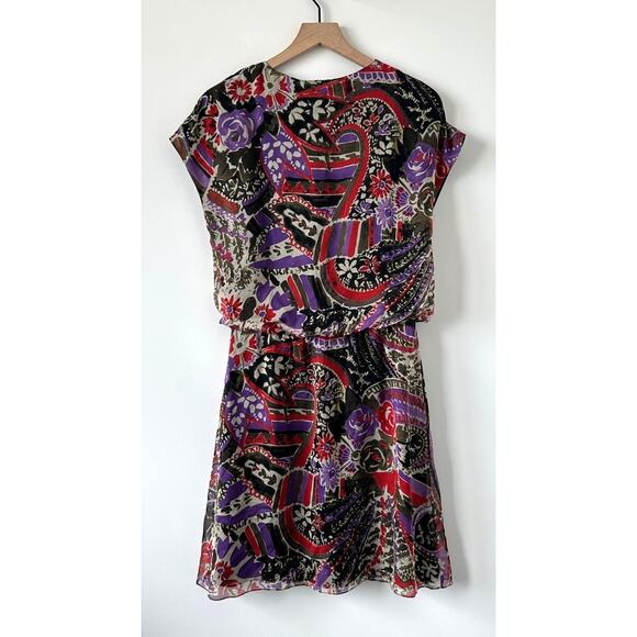 NWT Ralph Lauren Black Label Maye Silk Dress Size 8 - Picture 5 of 11